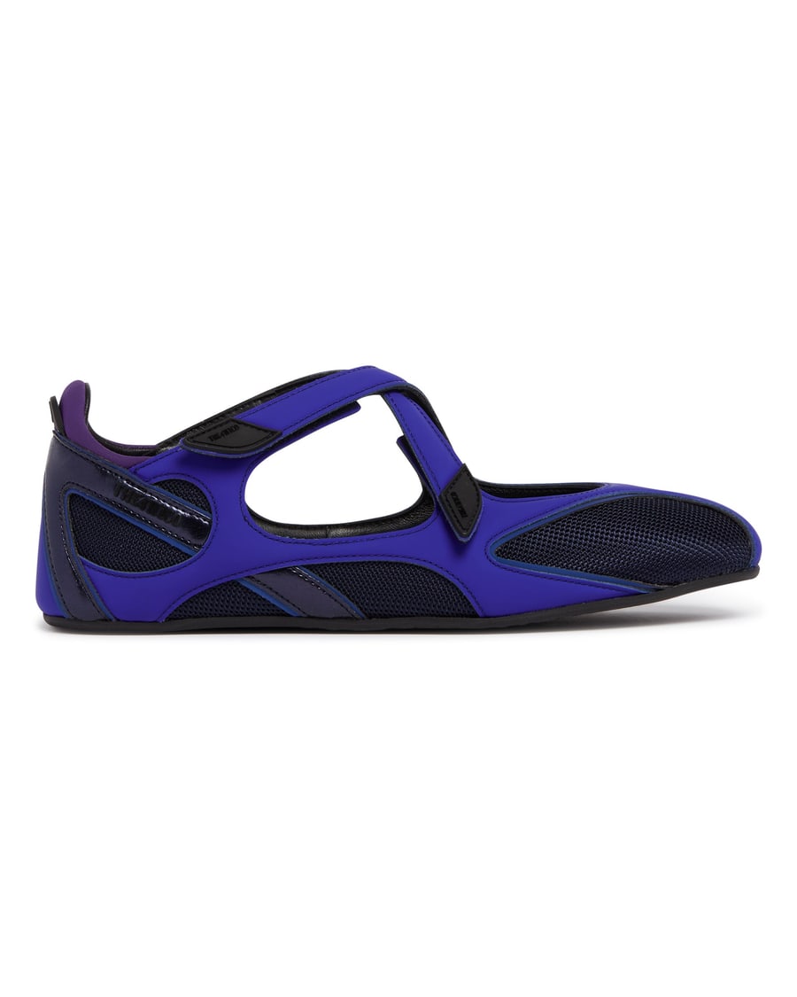 The Attico Ballerine Flat Floor 01 Viola, view 2