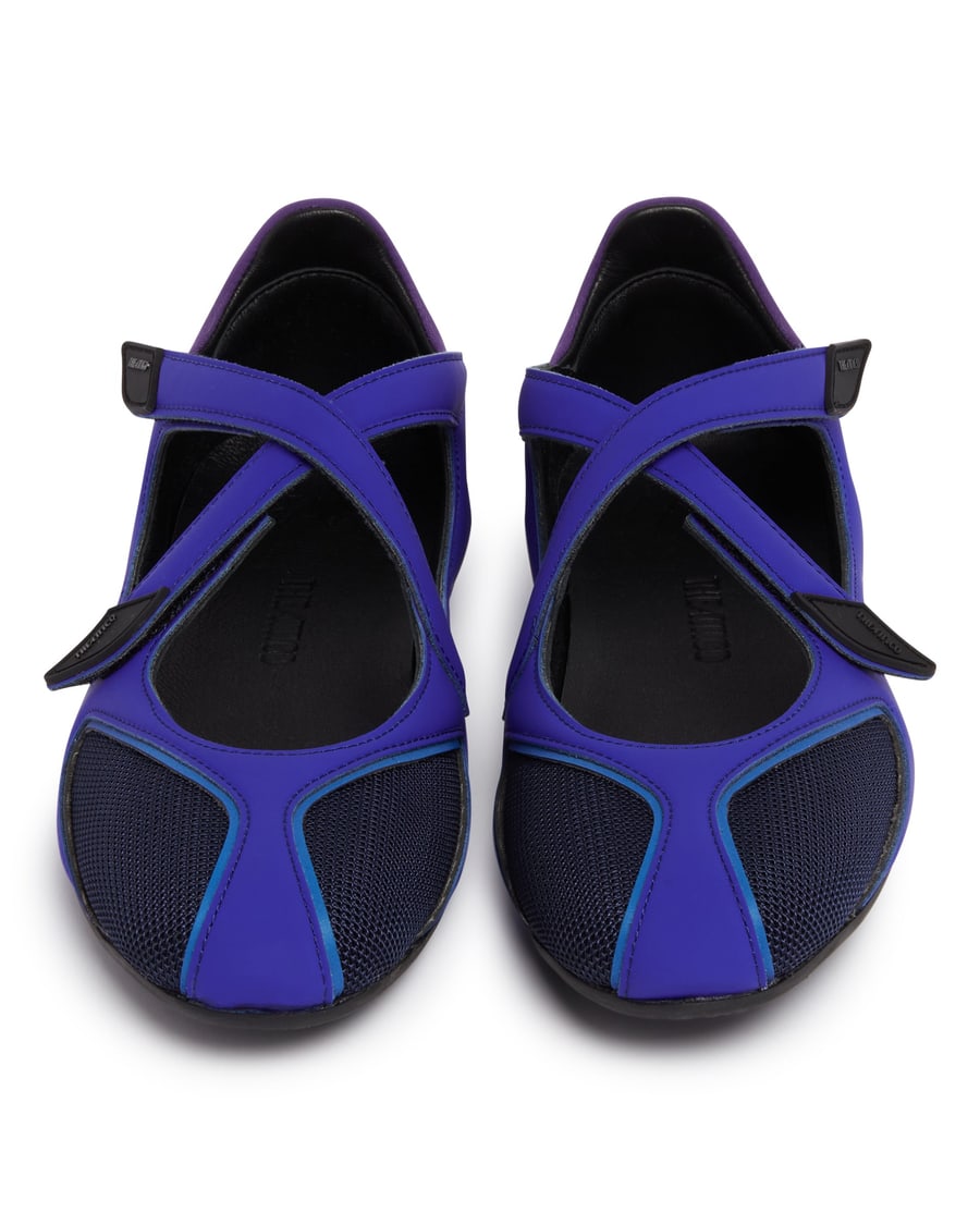 The Attico Ballerine Flat Floor 01 Viola, view 4