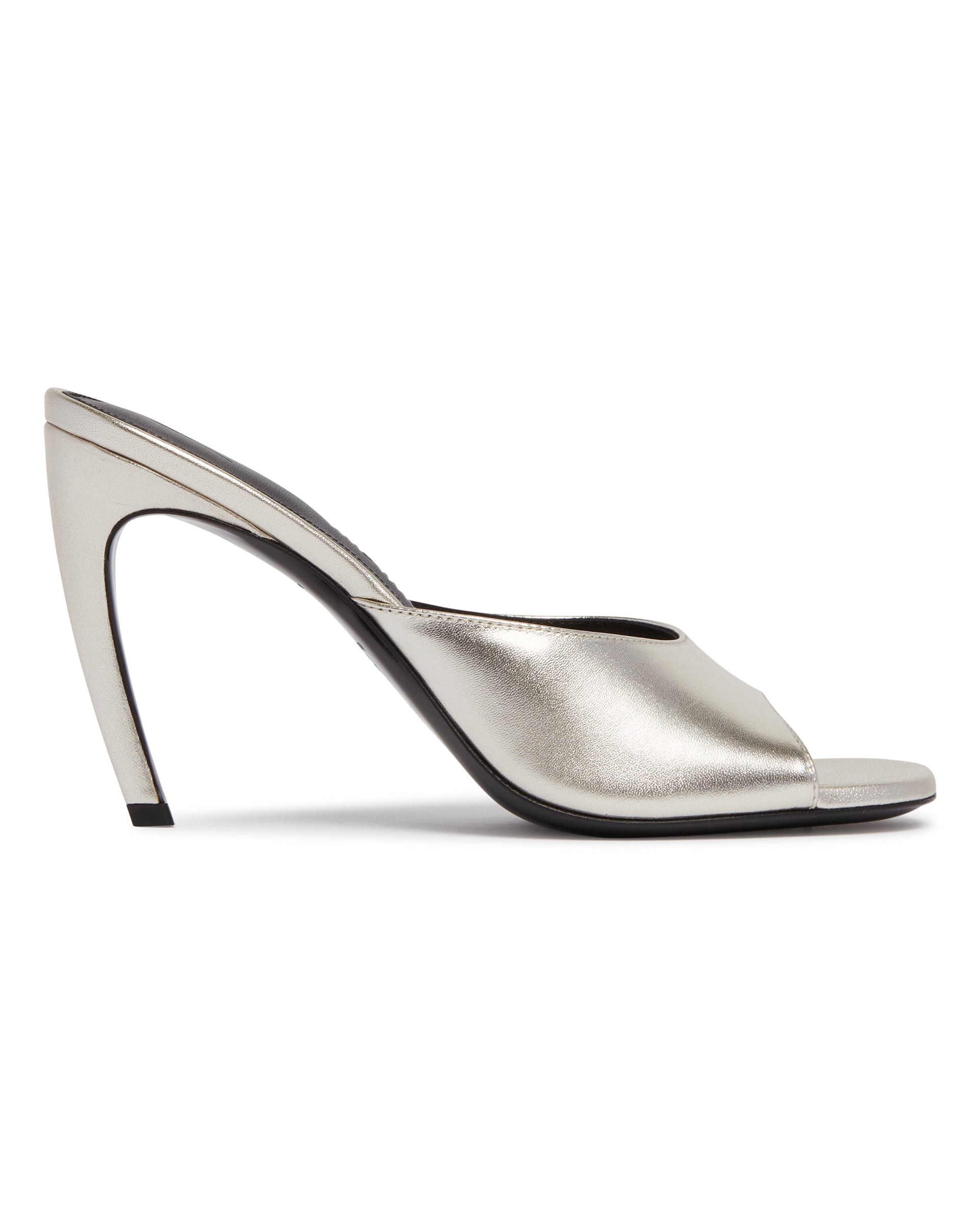 The Attico Mules Betta Argento, view 2