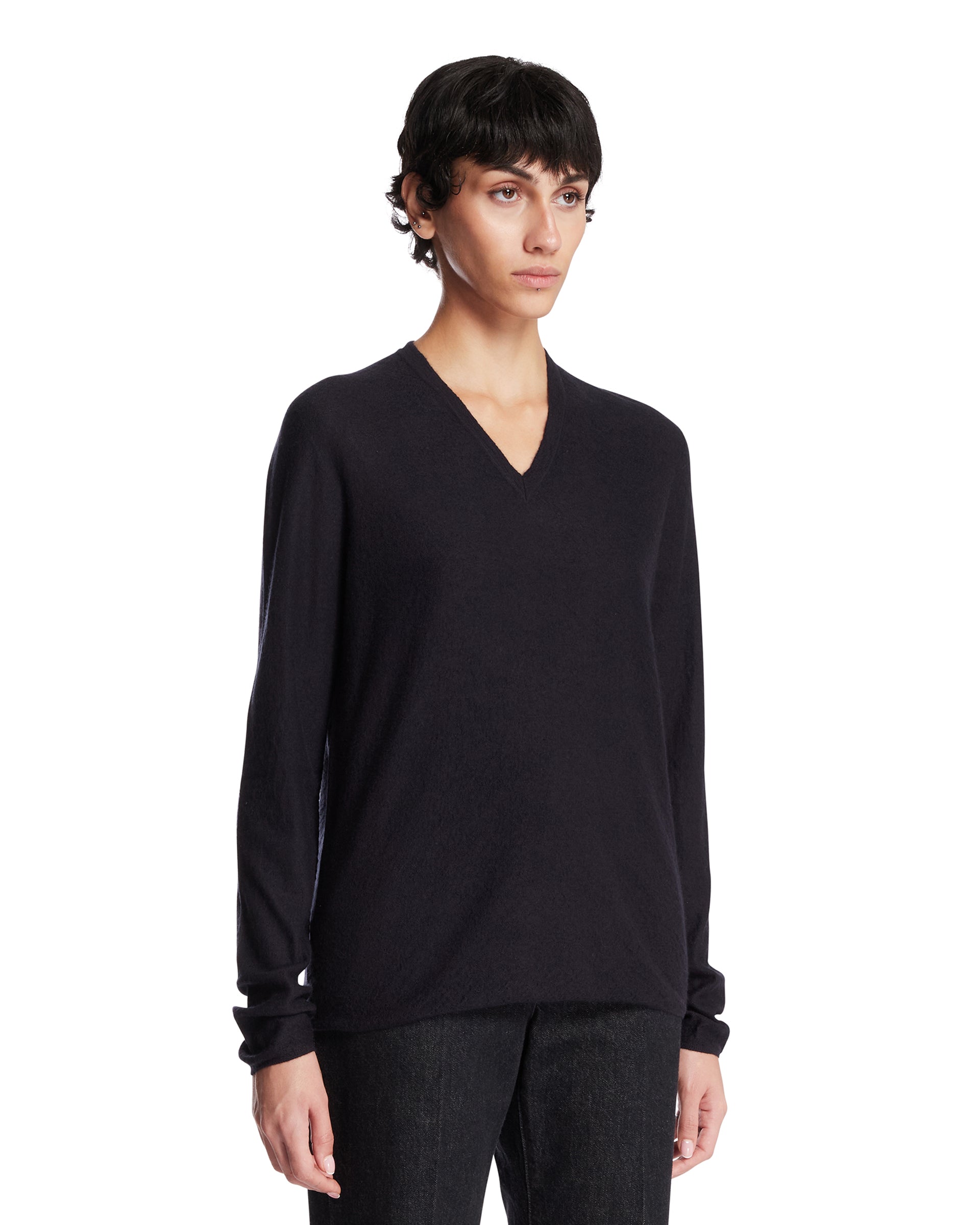 The Row Maglione In Cashmere Blu, view 2