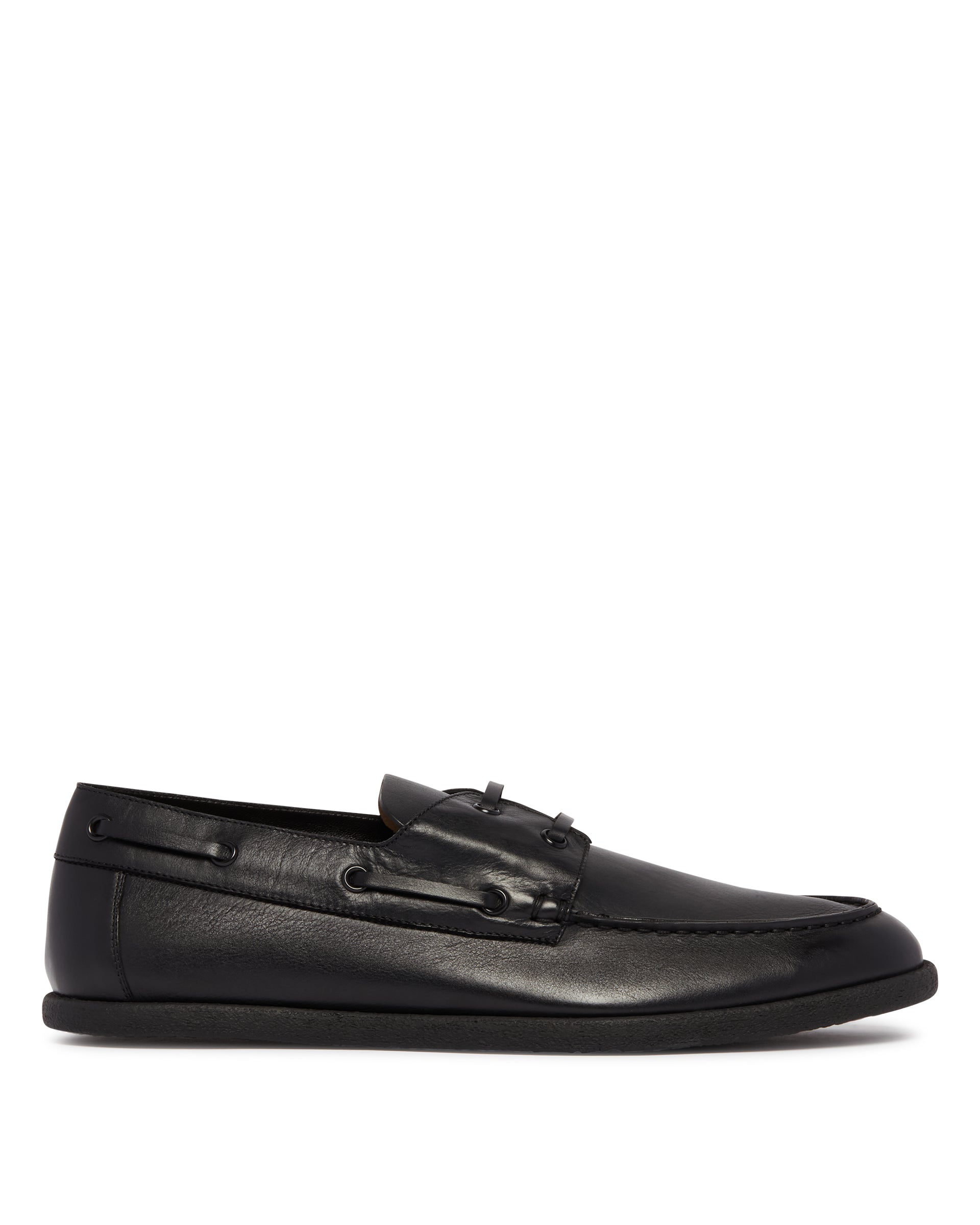 The Row Mocassini In Pelle Neri