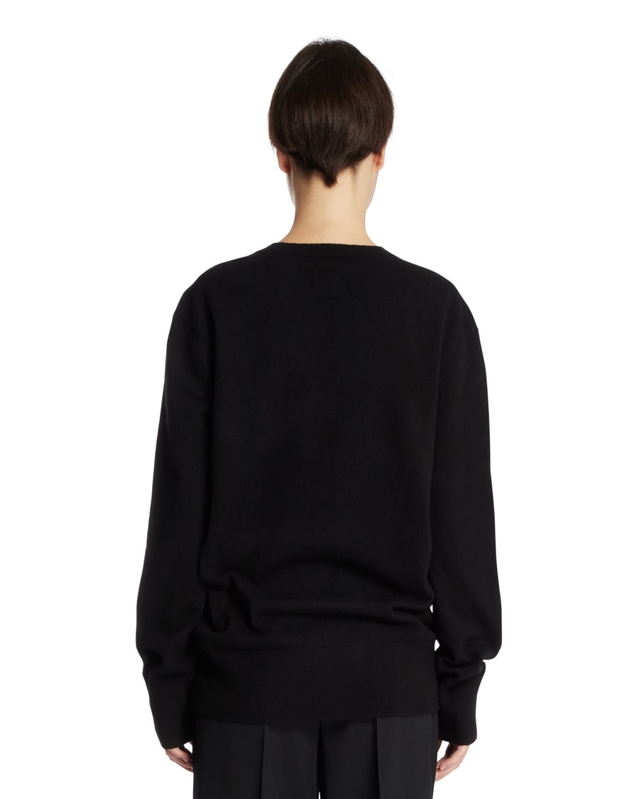 Toteme Pullover Con Scollo A V Nero, view 5