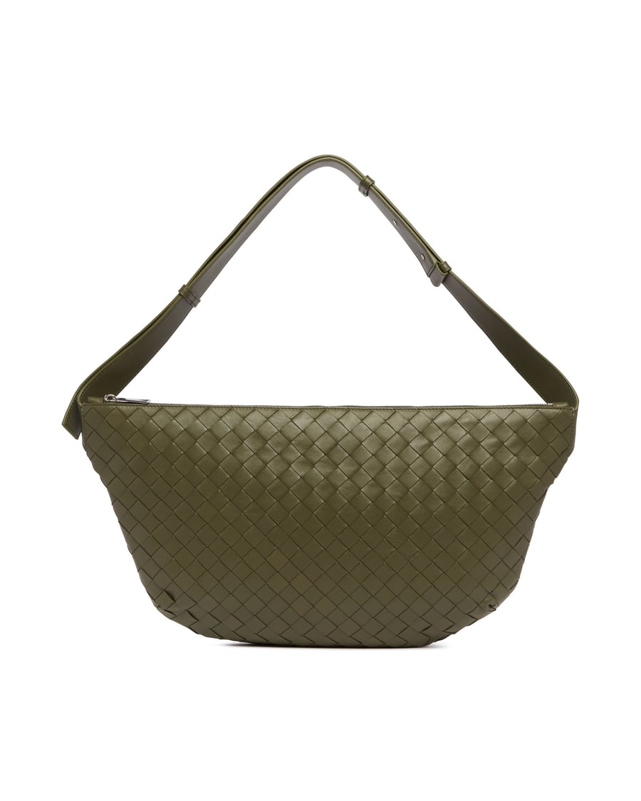 Bottega Veneta Borsa Intrecciato Day Sling Verde, view 2
