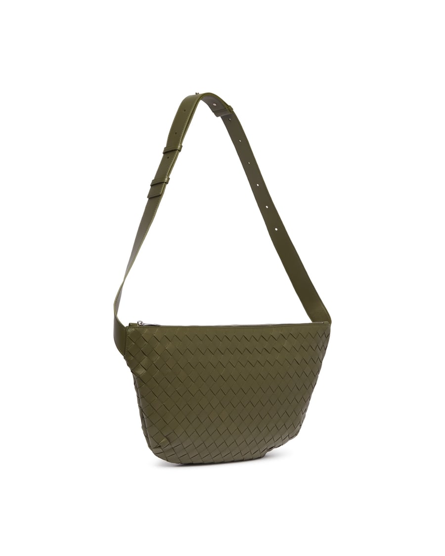 Bottega Veneta Borsa Intrecciato Day Sling Verde, view 5