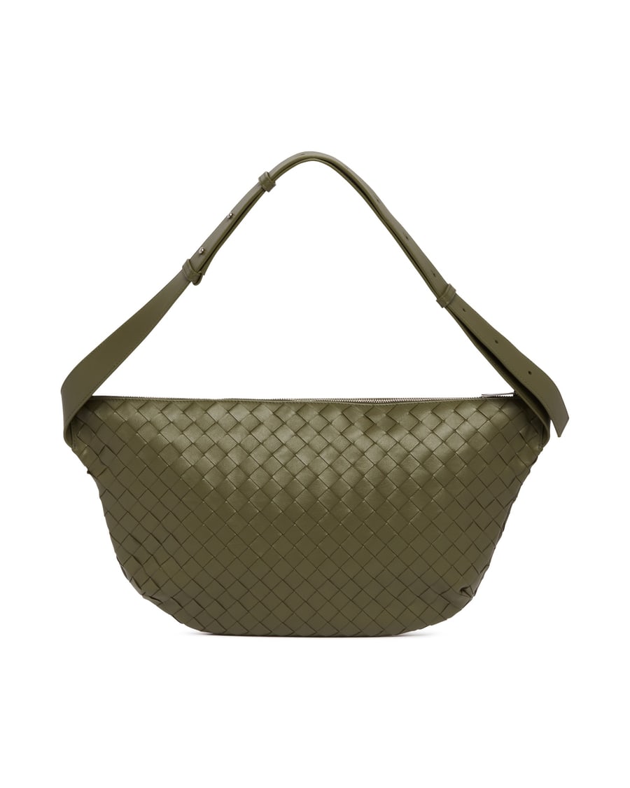 Bottega Veneta Borsa Intrecciato Day Sling Verde, view 6