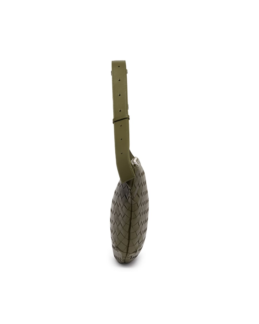 Bottega Veneta Borsa Intrecciato Day Sling Verde, view 7