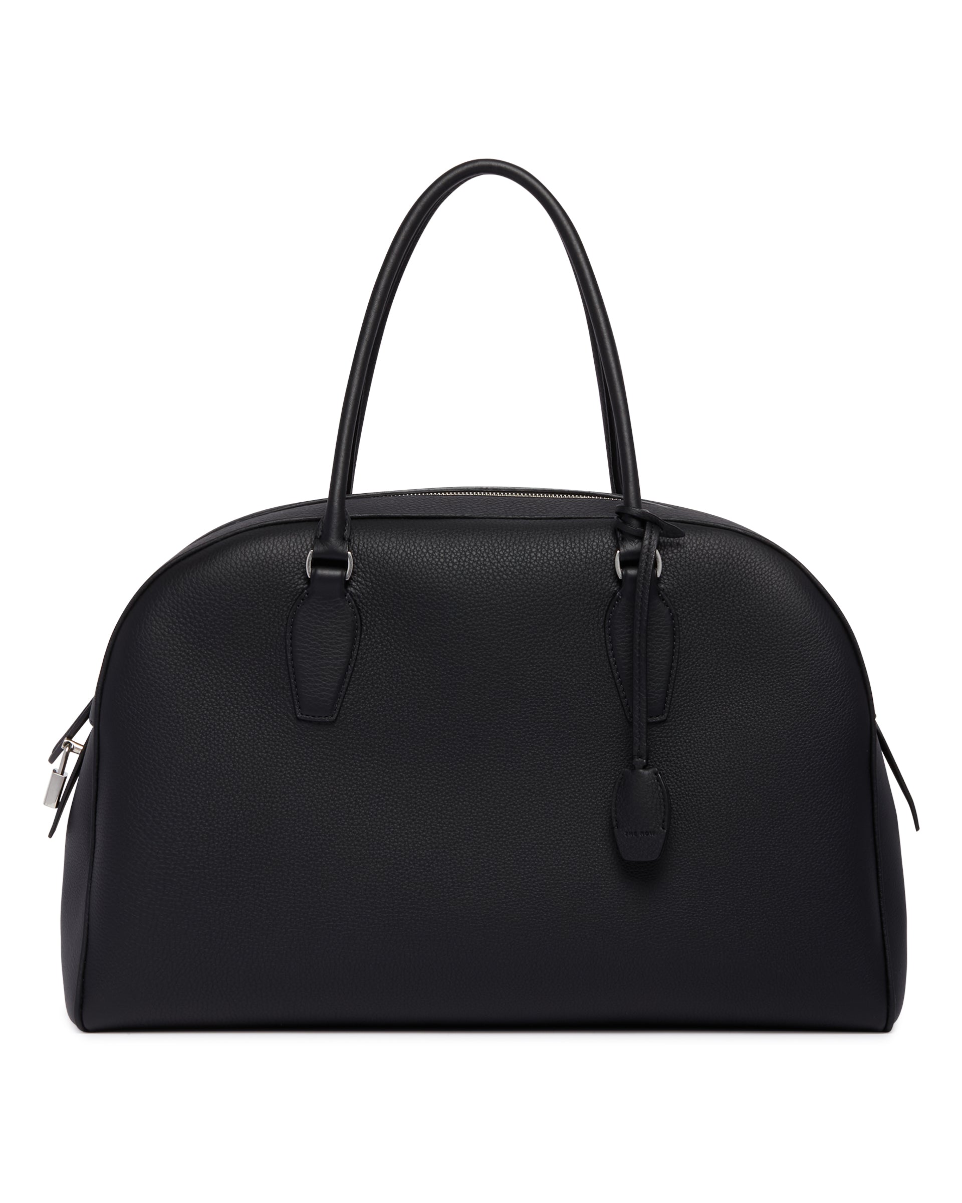 The Row Borsa India 12 in Pelle Nera