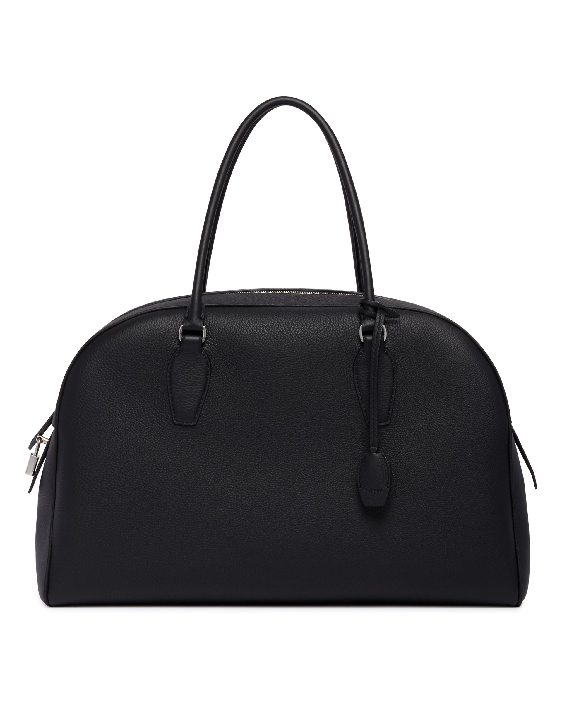 The Row Borsa India 12 in Pelle Nera, view 2