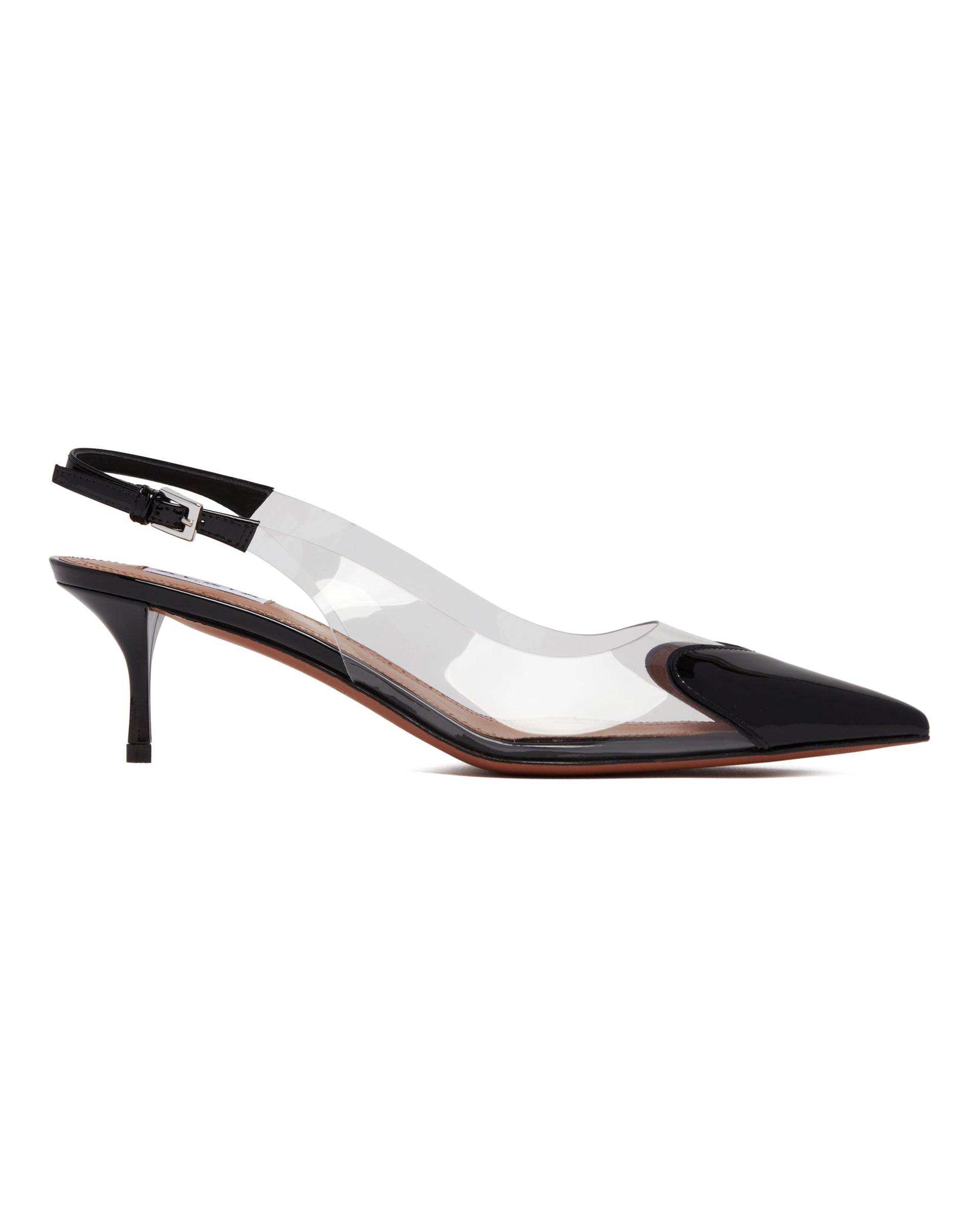 Alaïa Slingback Le Coeur In Pelle Nere, view 2
