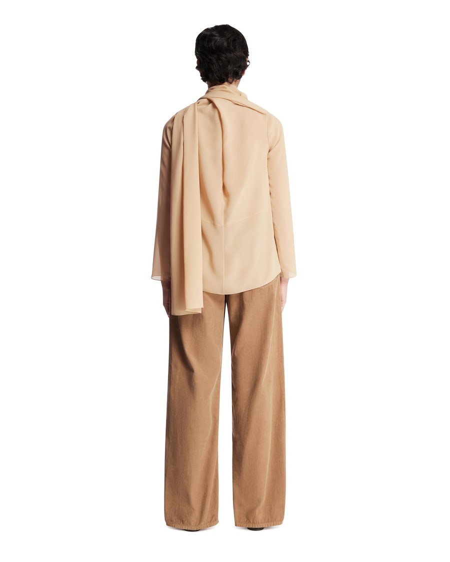 The Row Camicia In Seta Beige, view 5