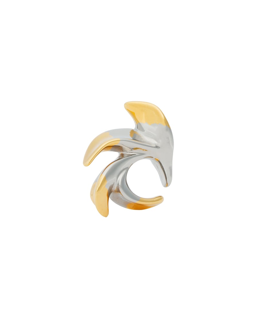 PANCONESI Petali Ear Cuff Argentato, view 2