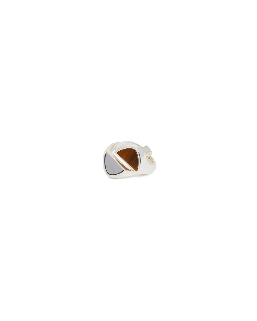 PANCONESI Anello In Due Parti Argento, view 4