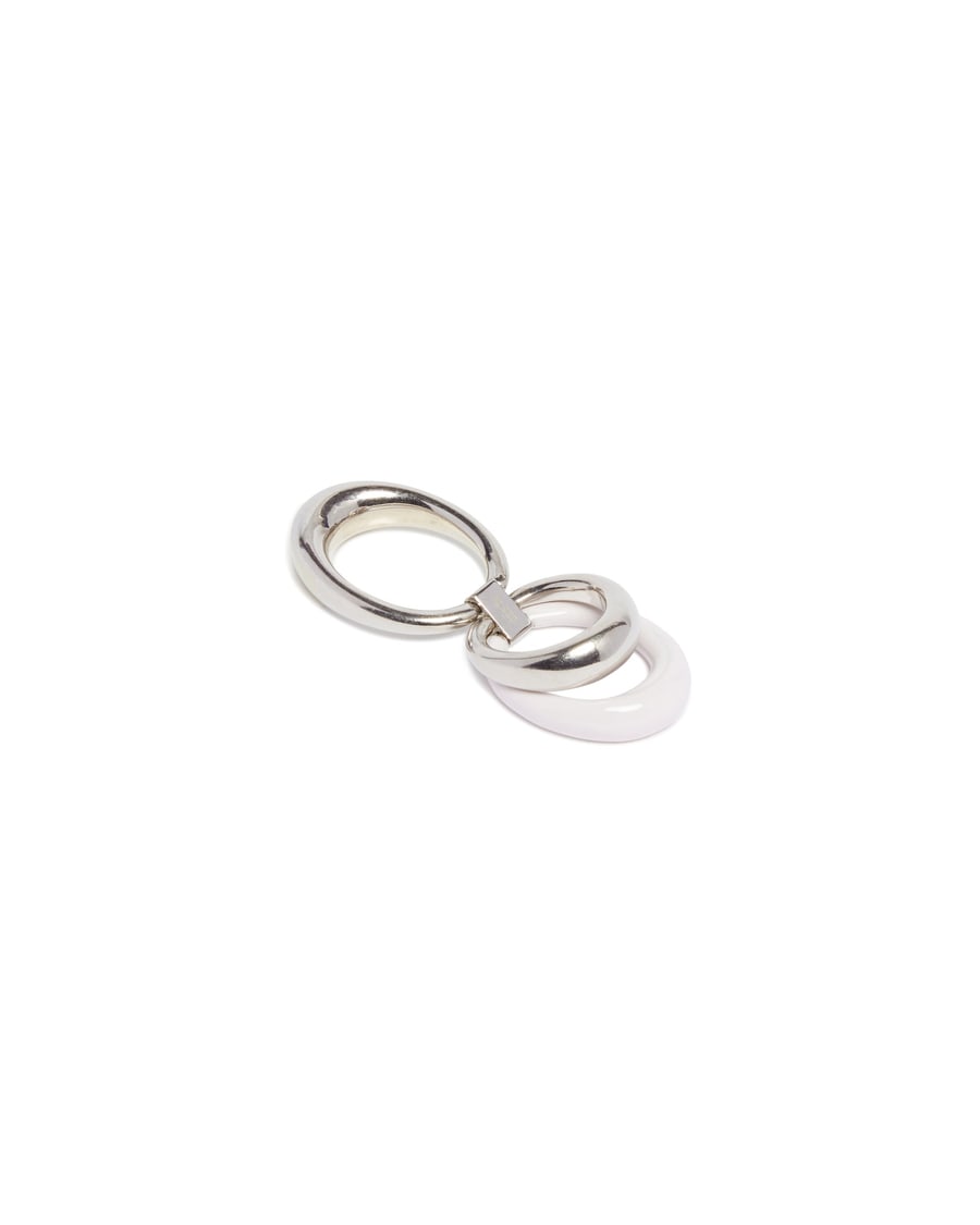 PANCONESI Anello Multi-fasce Argento, view 4