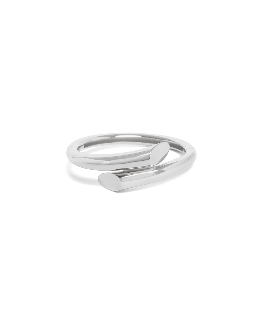 CHARLOTTE CHESNAIS Bracciale Biseau Argentato, view 2