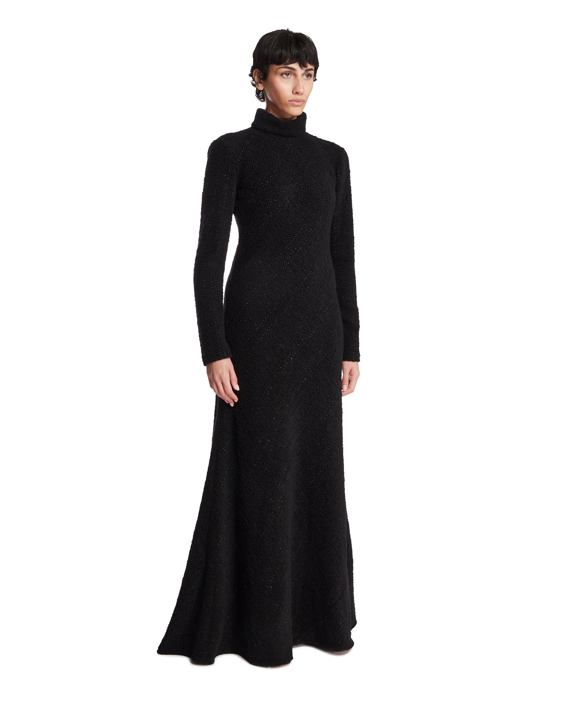 The Row Abito Melani in Cashmere Nero, view 2