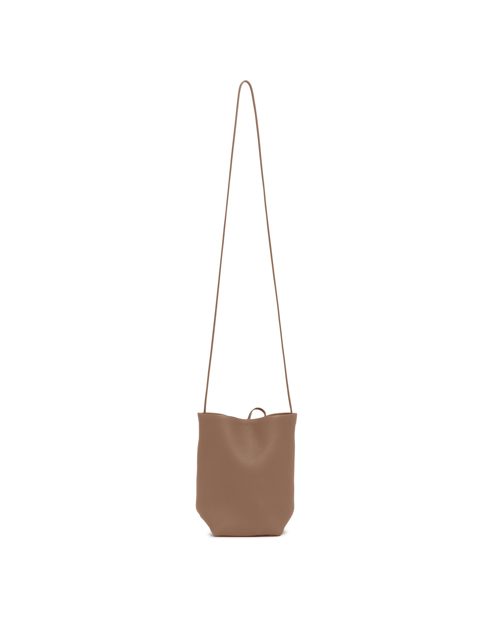The Row Borsa A Tracolla In Pelle Marrone, view 2