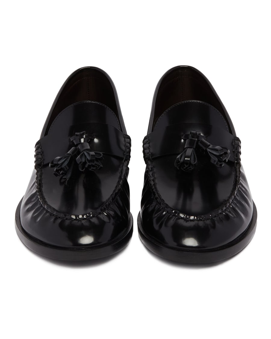 The Row Mocassini Mens In Pelle Neri, view 4