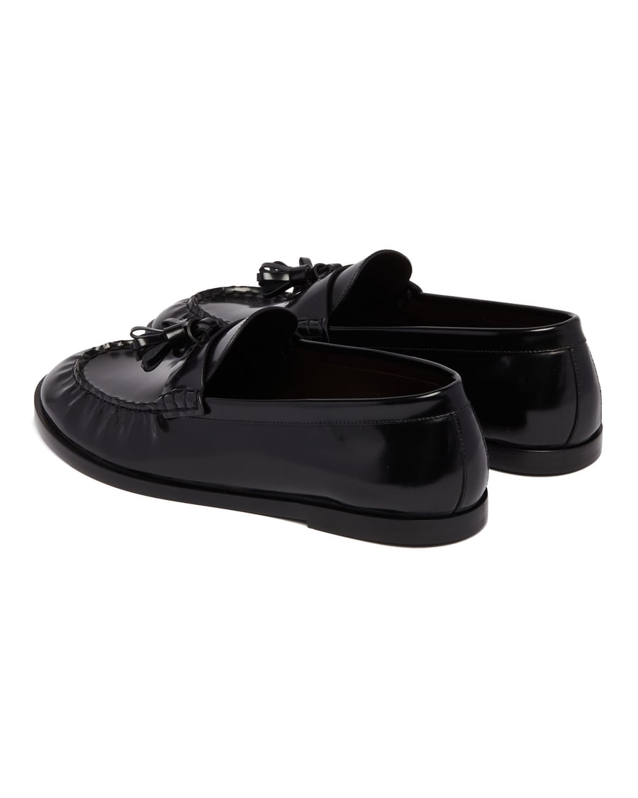 The Row Mocassini Mens In Pelle Neri, view 5