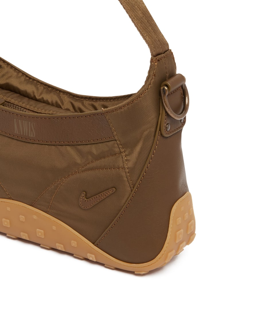 Nike Nike x KNWLS Borsa A Spalla Con Logo Marrone, view 3