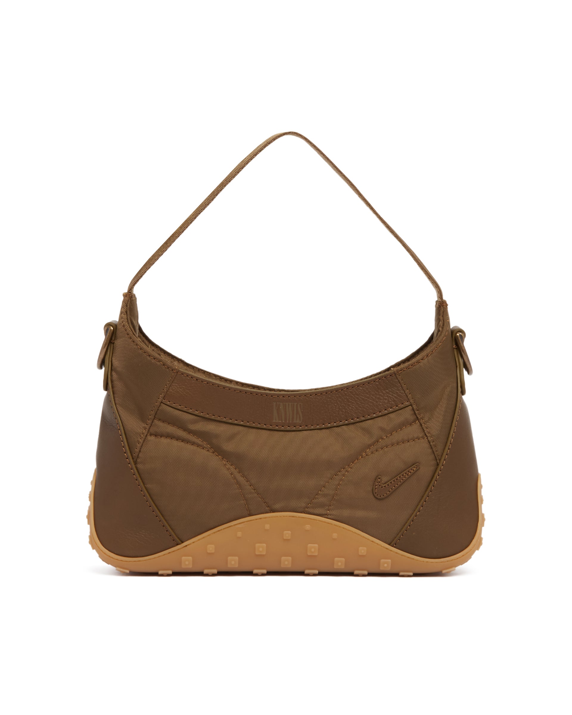 Nike Nike x KNWLS Borsa A Spalla Con Logo Marrone, view 2