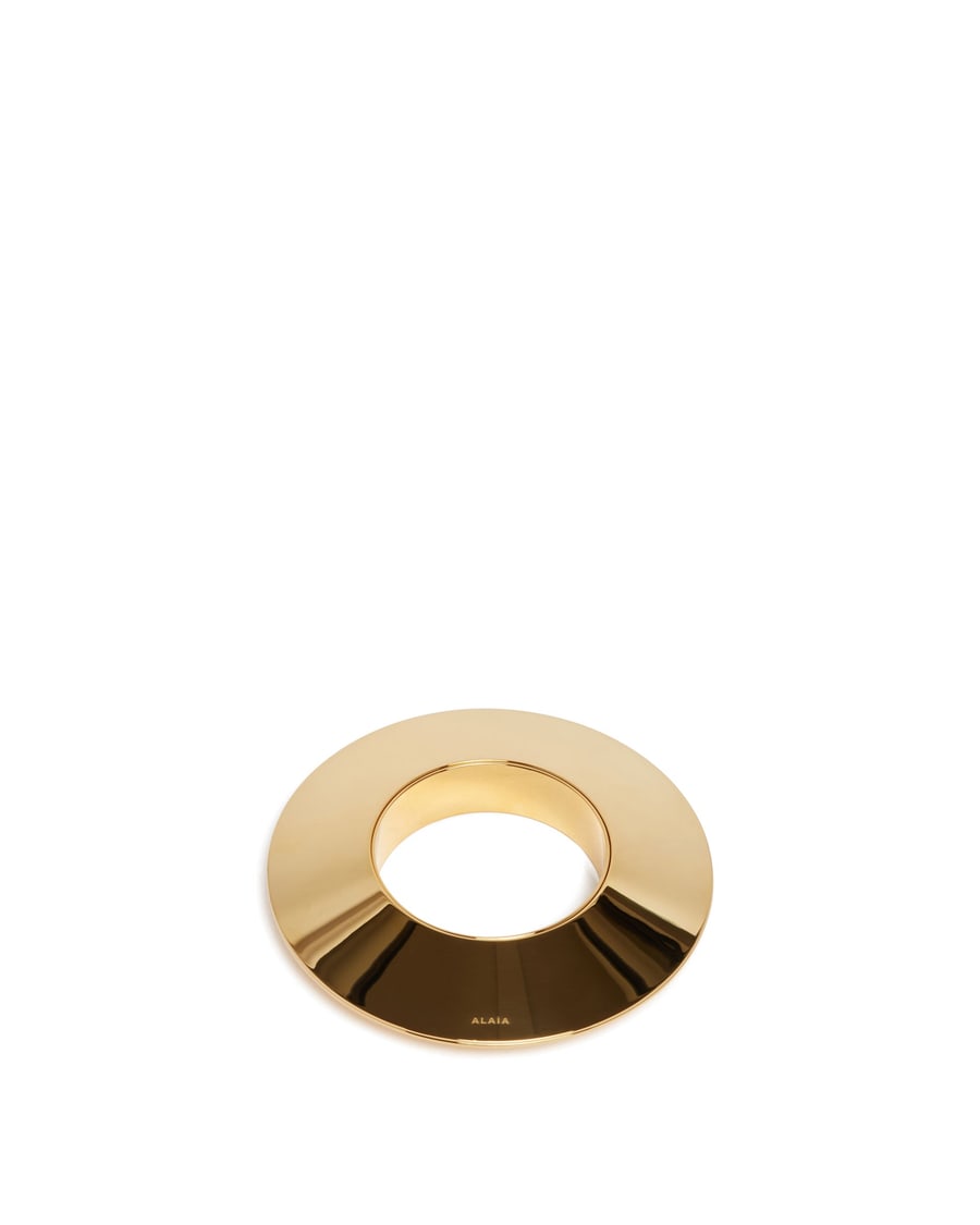 Alaïa Bracciale Rigido Blade Dorato