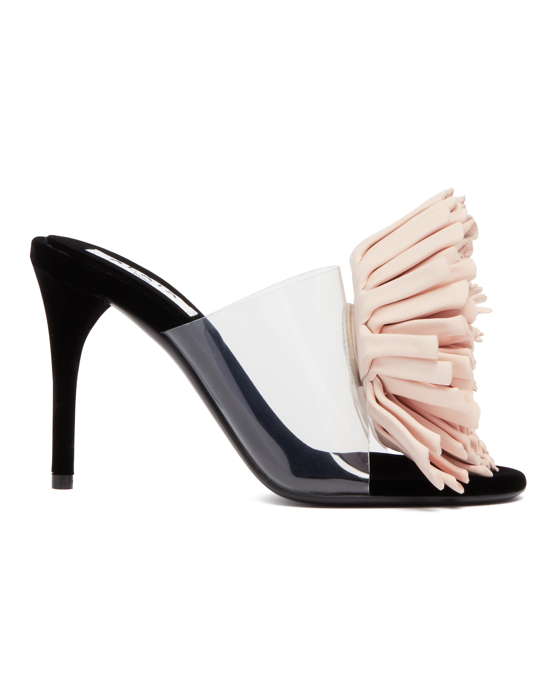 Alaïa Sandali Asimmetrici Con Fiore Rosa, view 2