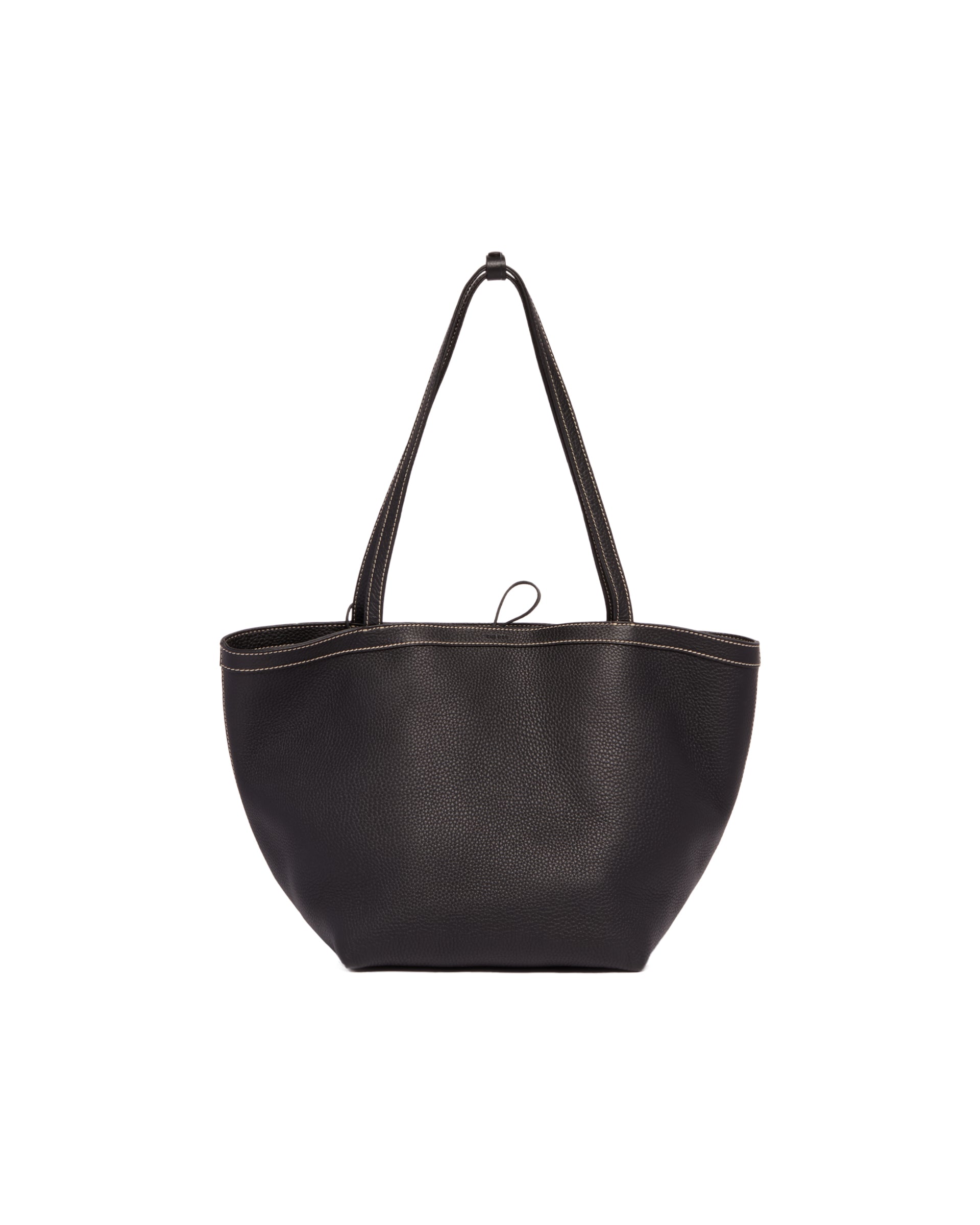 The Row Borsa Park Tote Three Stitch In Pelle Nera, view 2