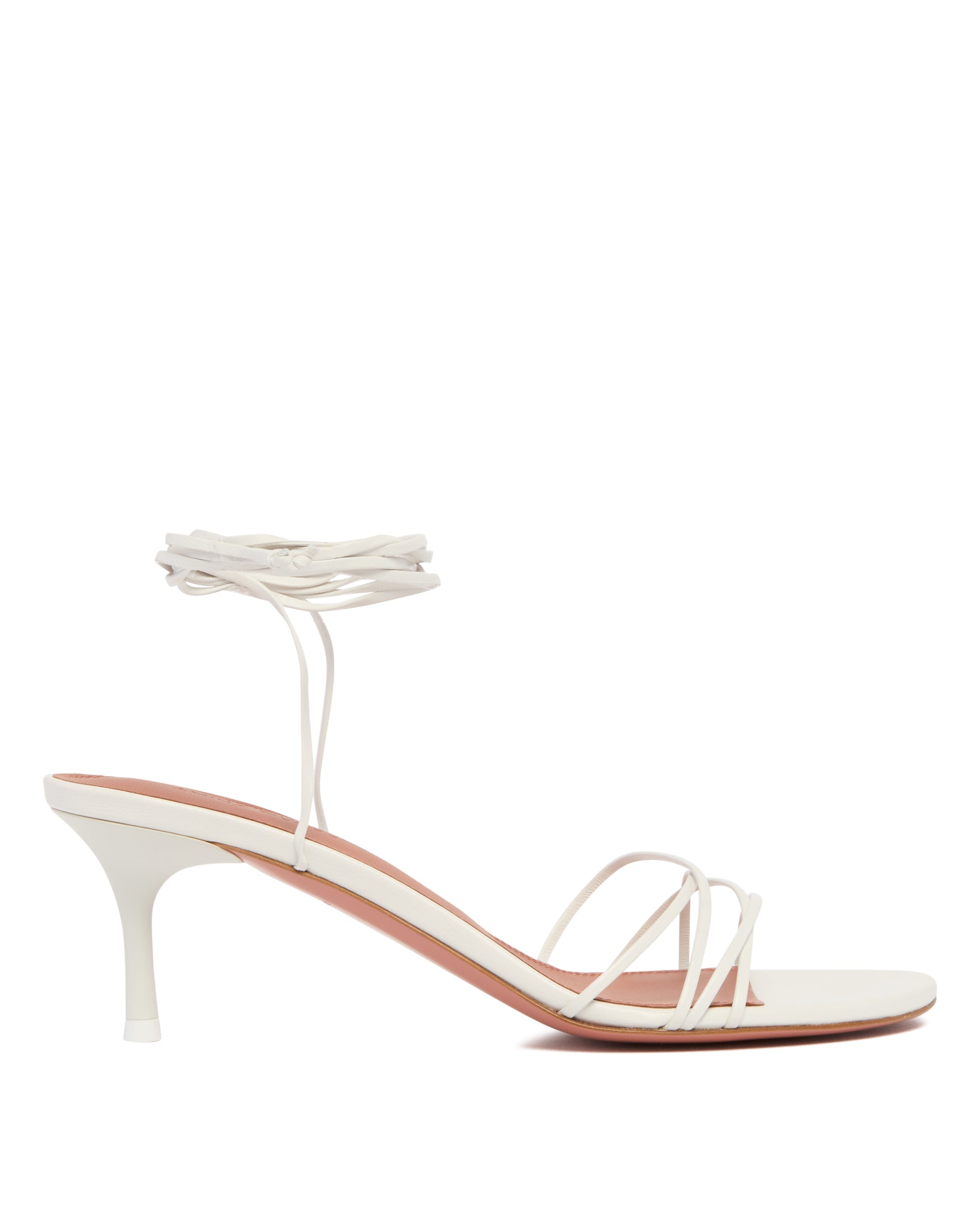 Amina Muaddi Sandali Lace Up Lori Bianchi