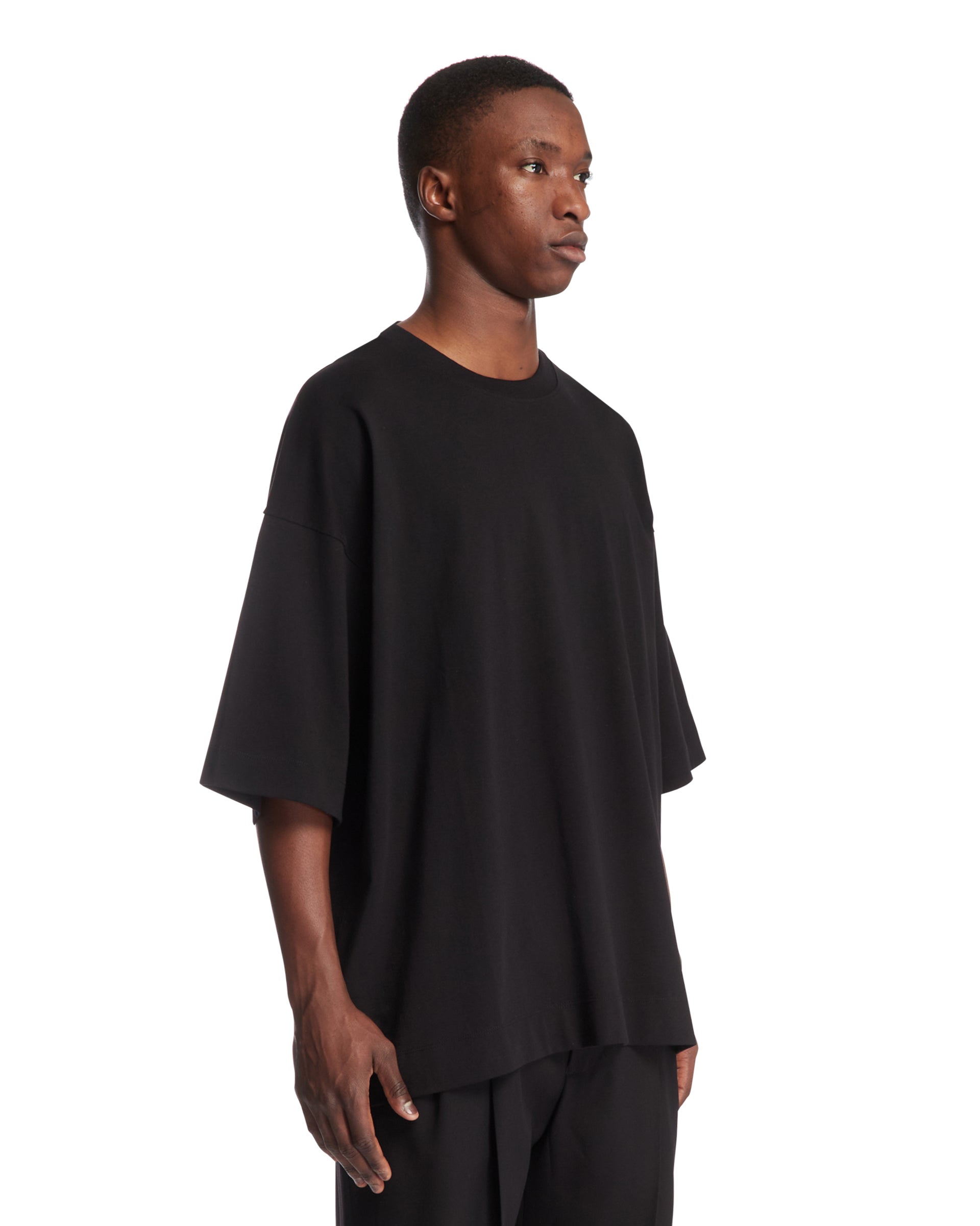 Dries Van Noten T-Shirt Oversize Nera, view 2