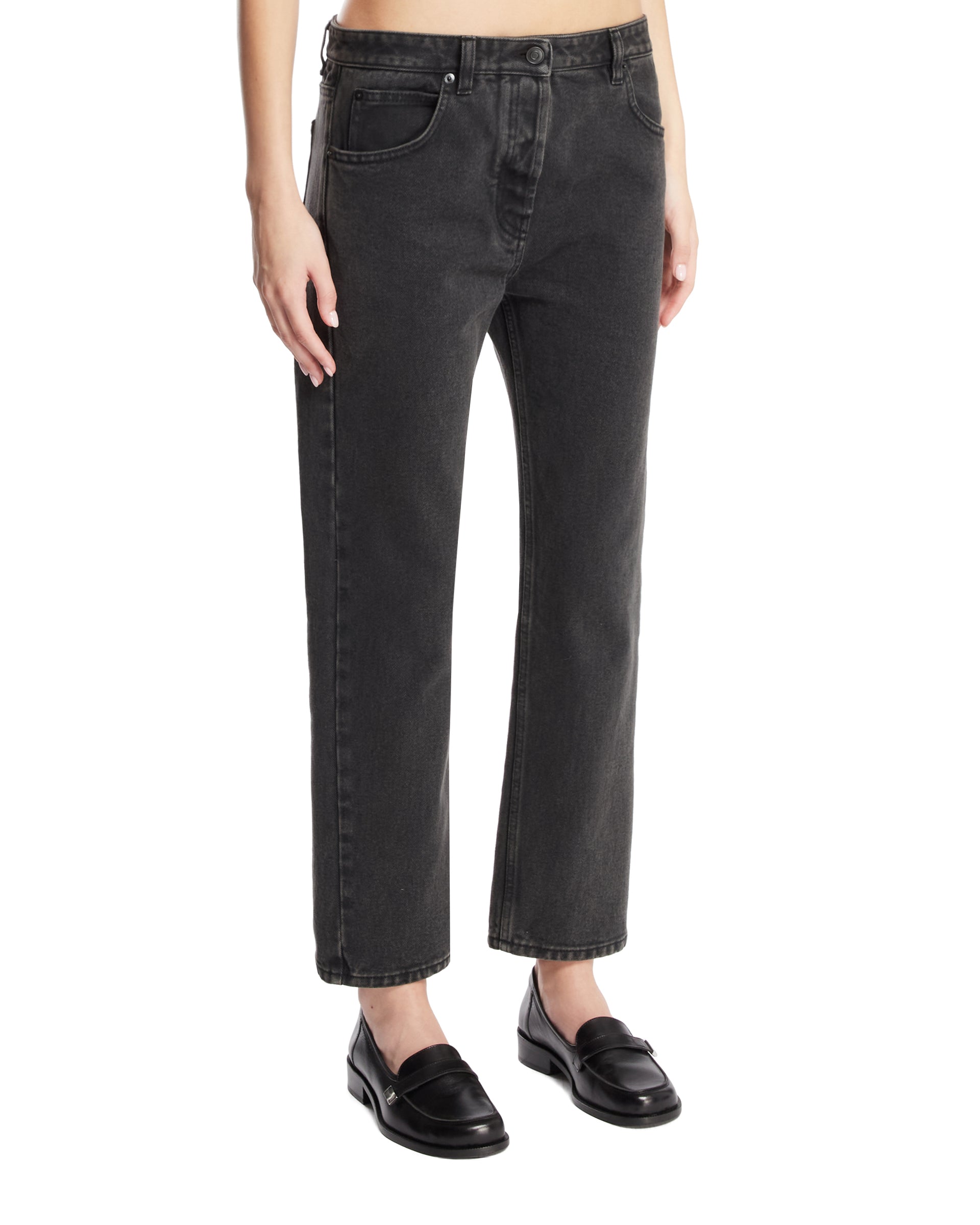 The Row Jeans in Cotone Riaco Neri, view 2