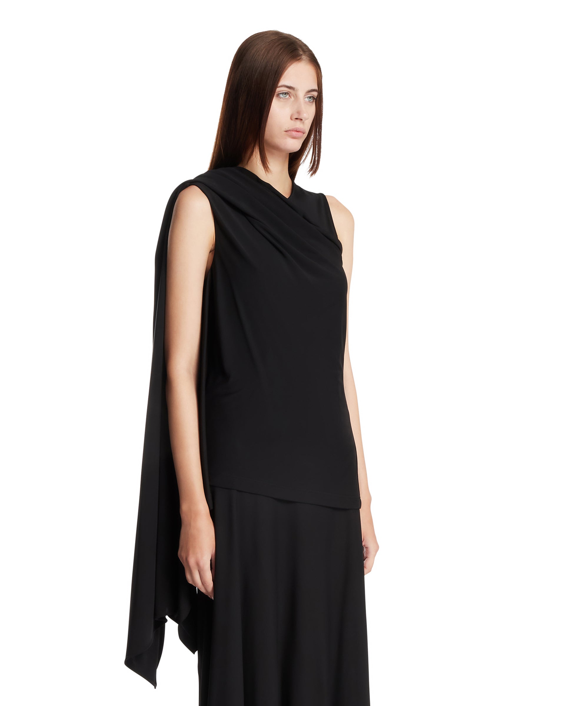 The Row Maglia in Jersey Isadra Nera, view 2