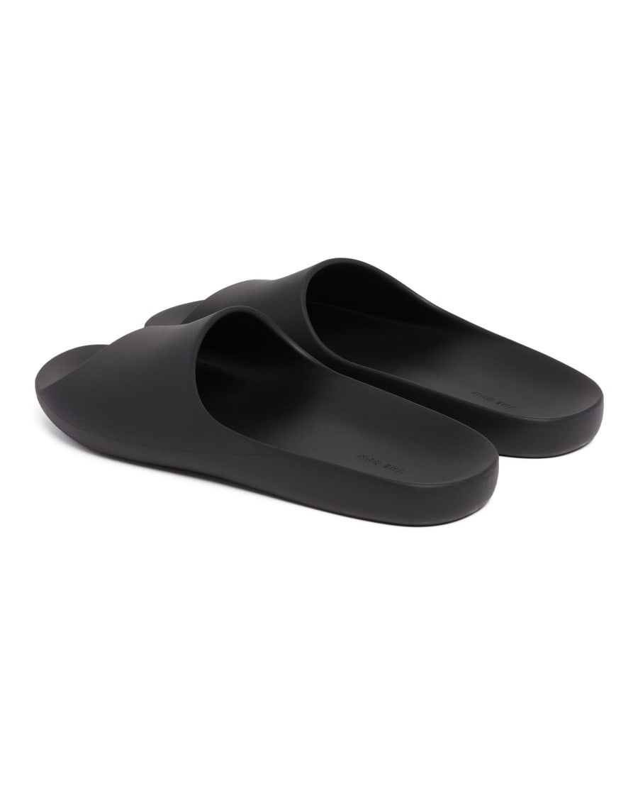 The Row Sandali Ama Slip-on in Gomma Neri, view 5