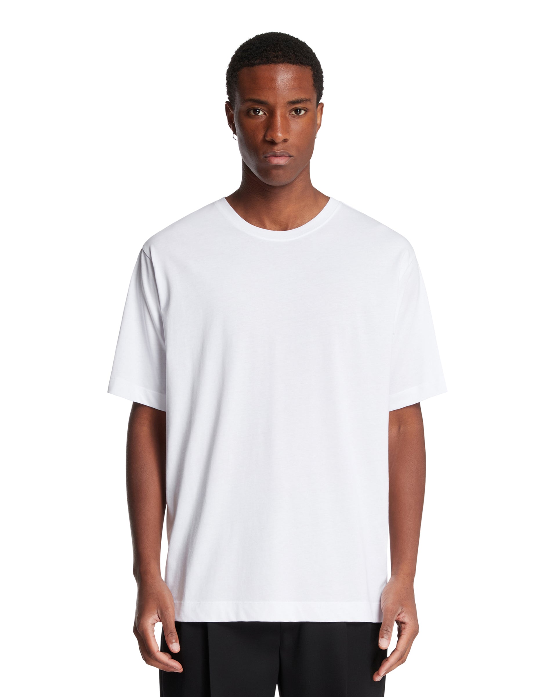 Dries Van Noten T-Shirt Girocollo Bianca