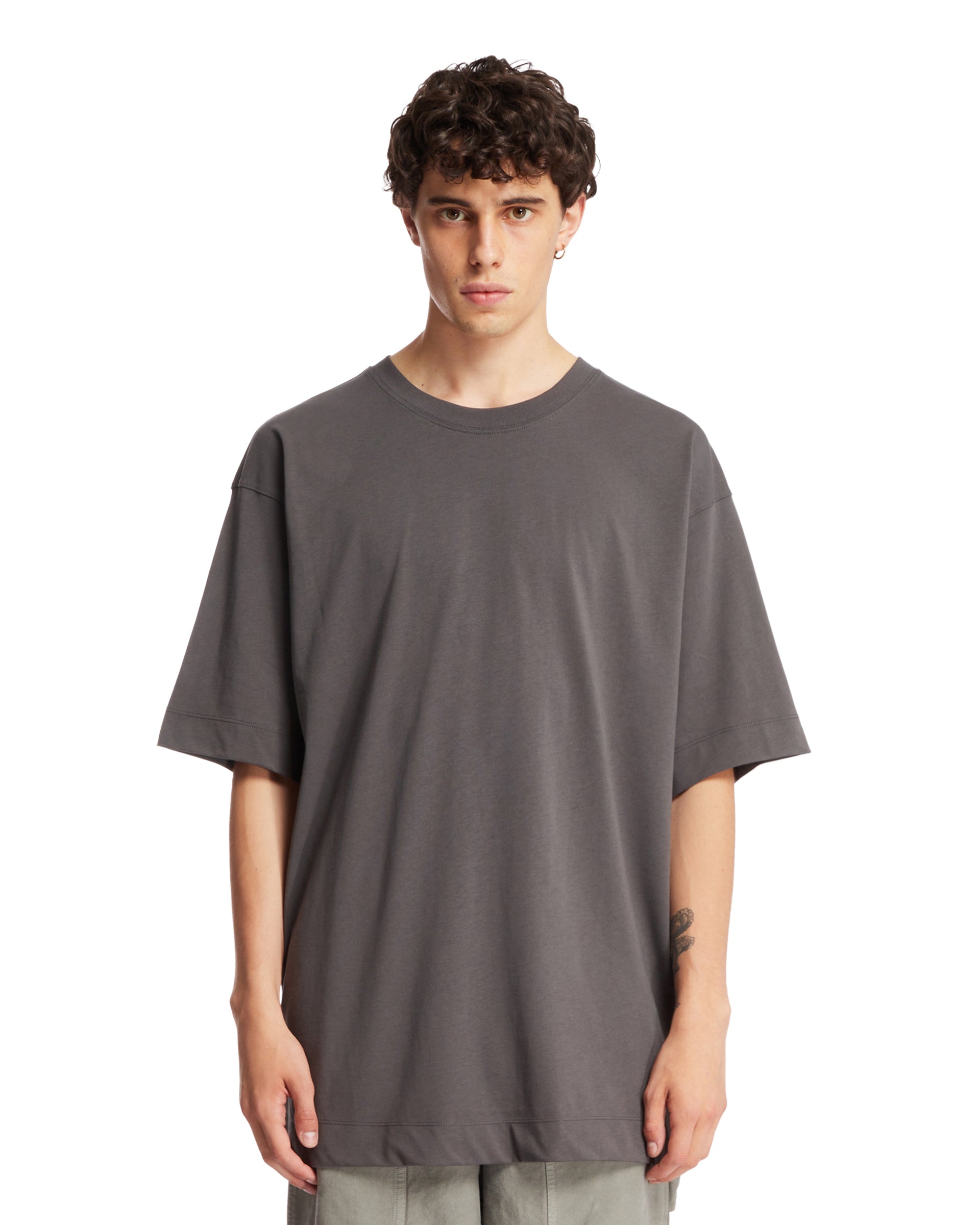 Dries Van Noten T-Shirt Girocollo Grigia