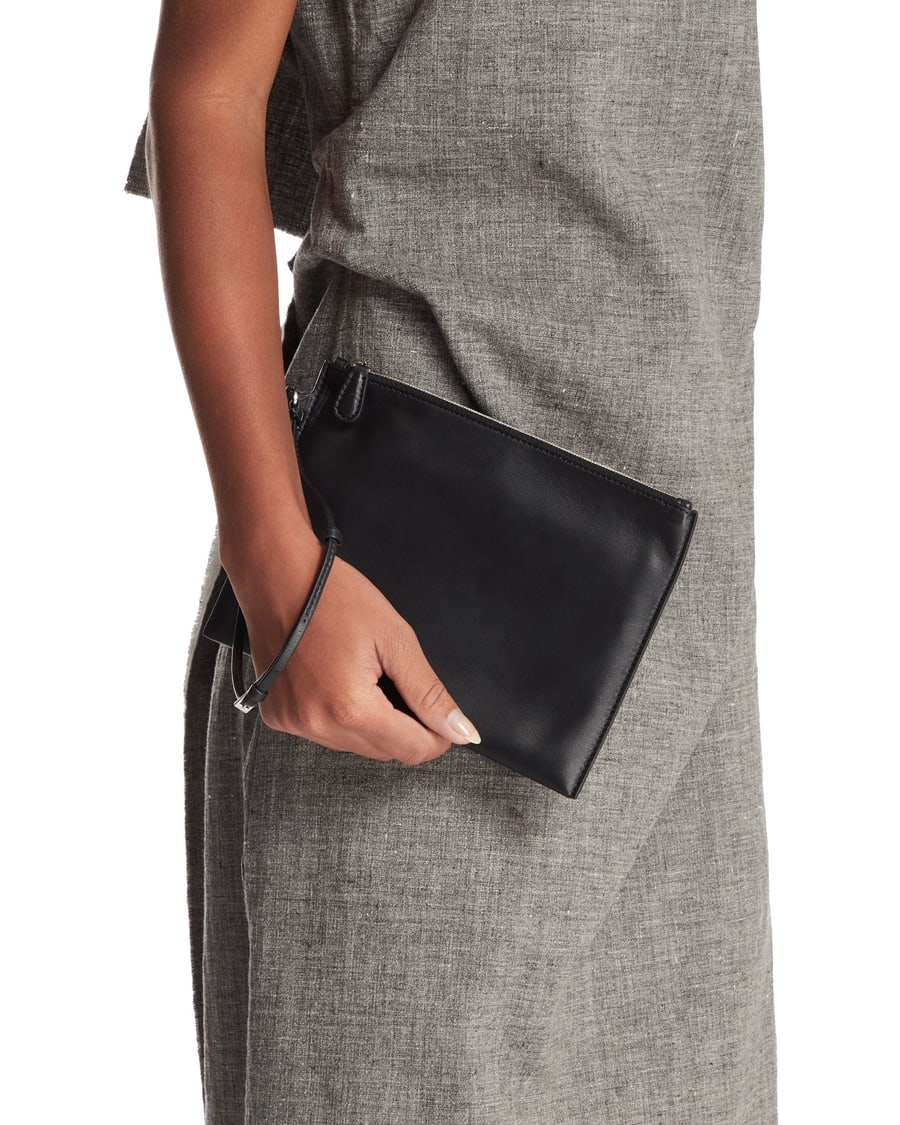 The Row Pochette Wristlet Nera, view 3