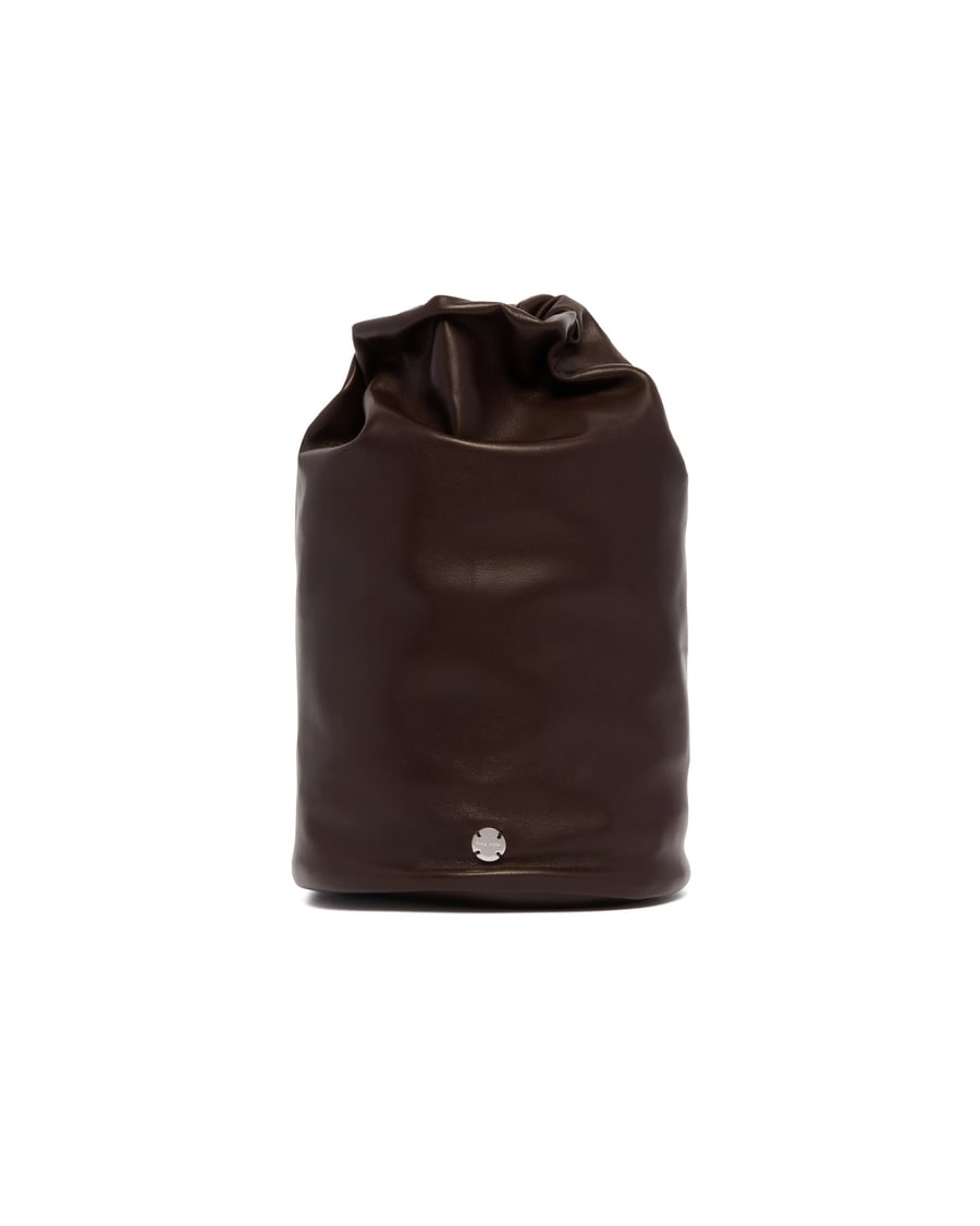 The Row Pochette A Secchiello Marrone, view 2