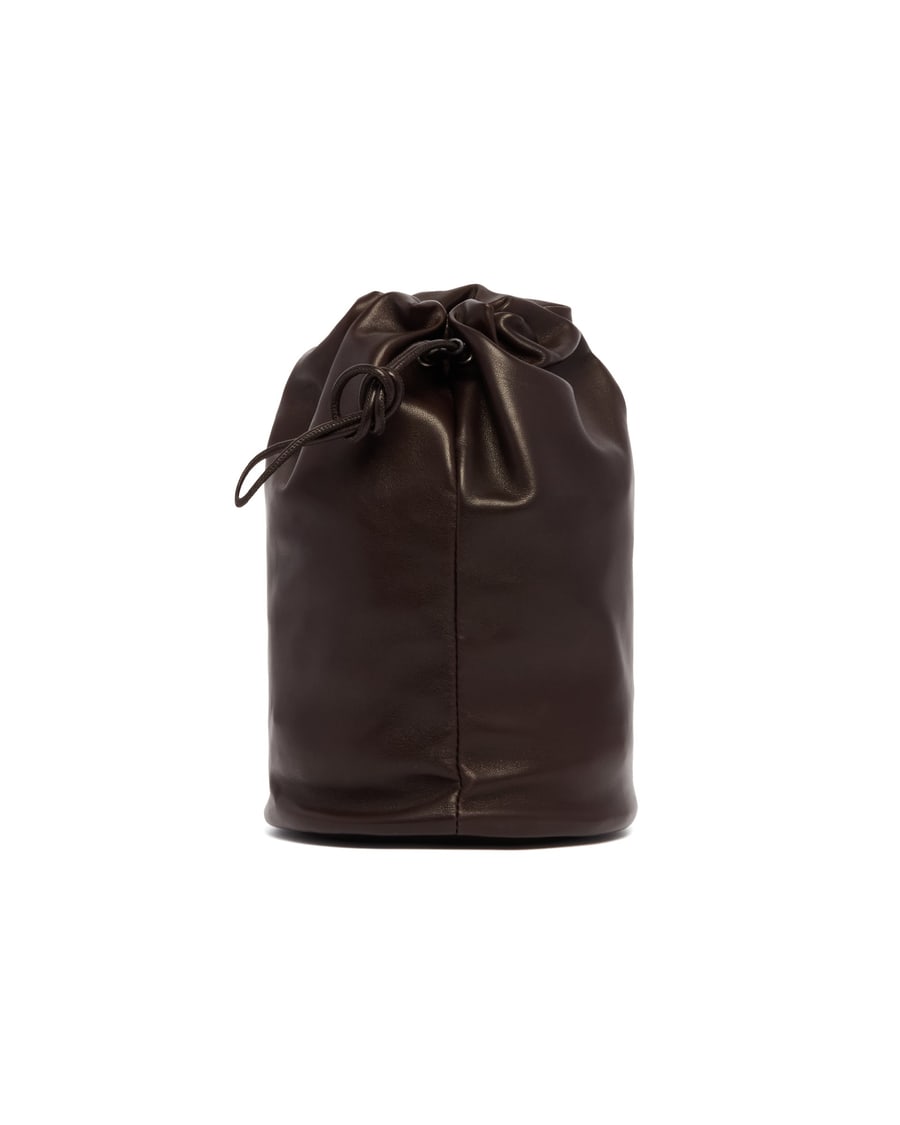 The Row Pochette A Secchiello Marrone, view 6
