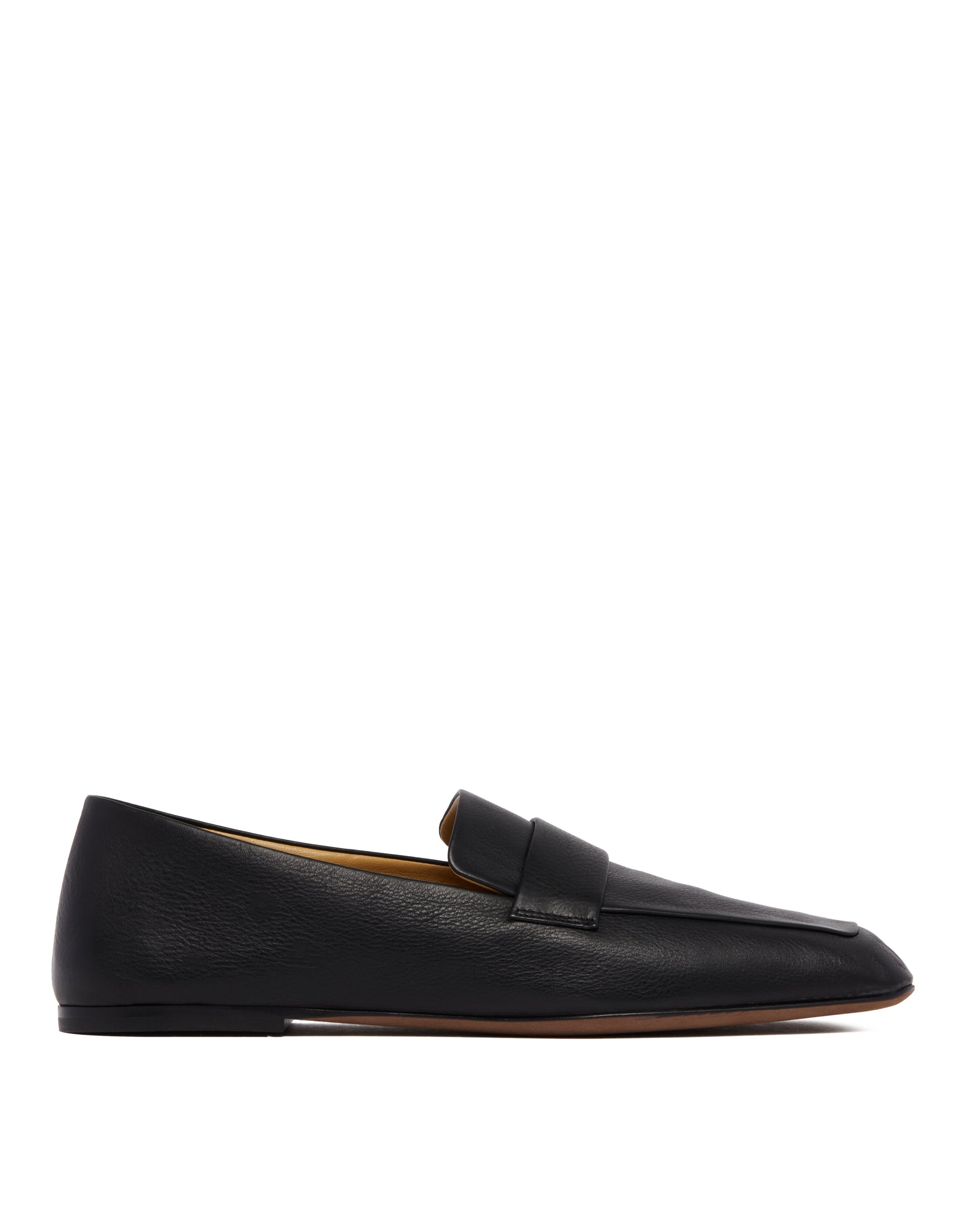 The Row Mocassini in Pelle Square Neri