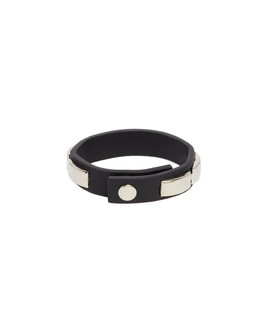 UNDERCOVER Bracciale Con Borchie Nero, view 3