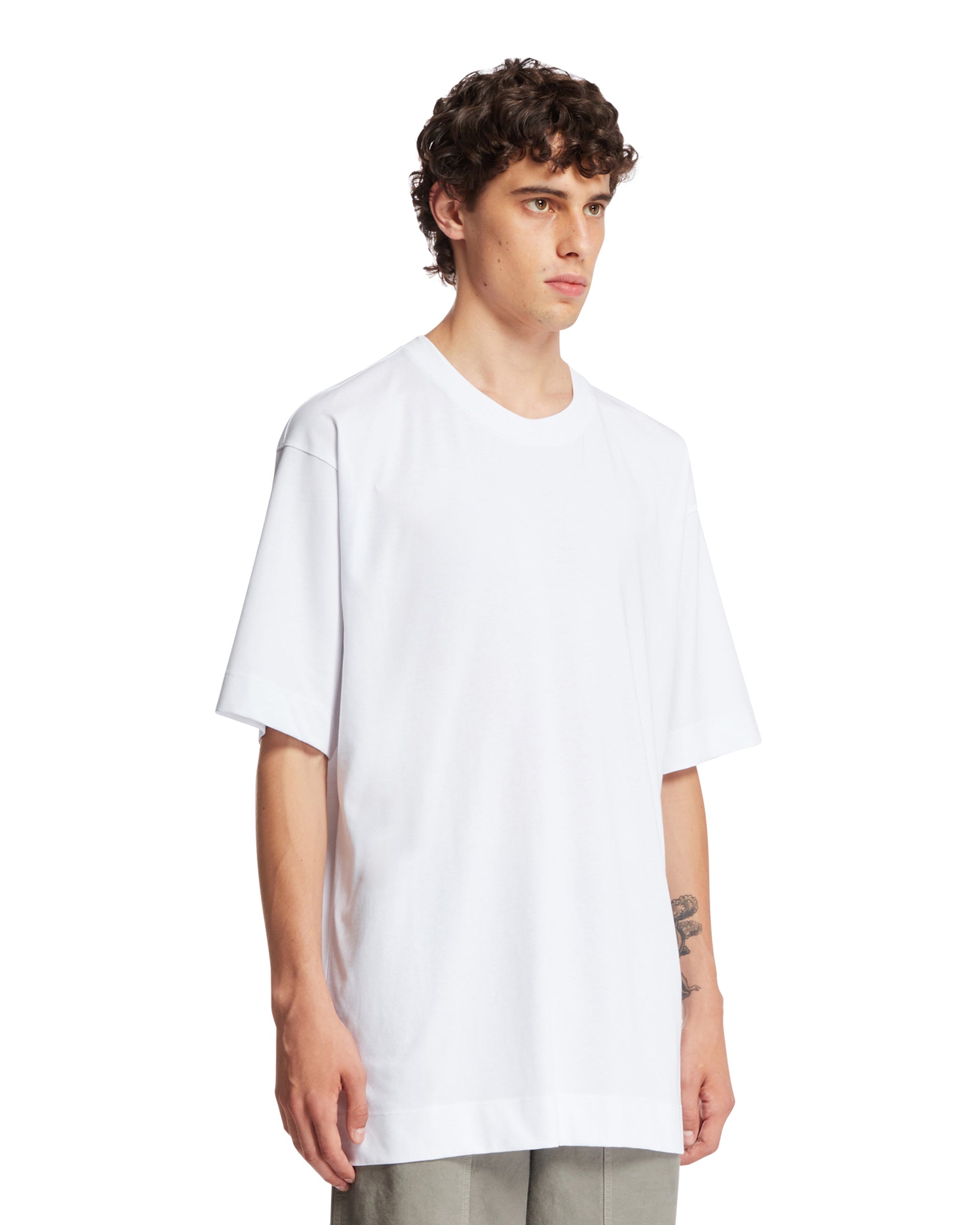 Dries Van Noten T-Shirt Girocollo Bianca, view 2