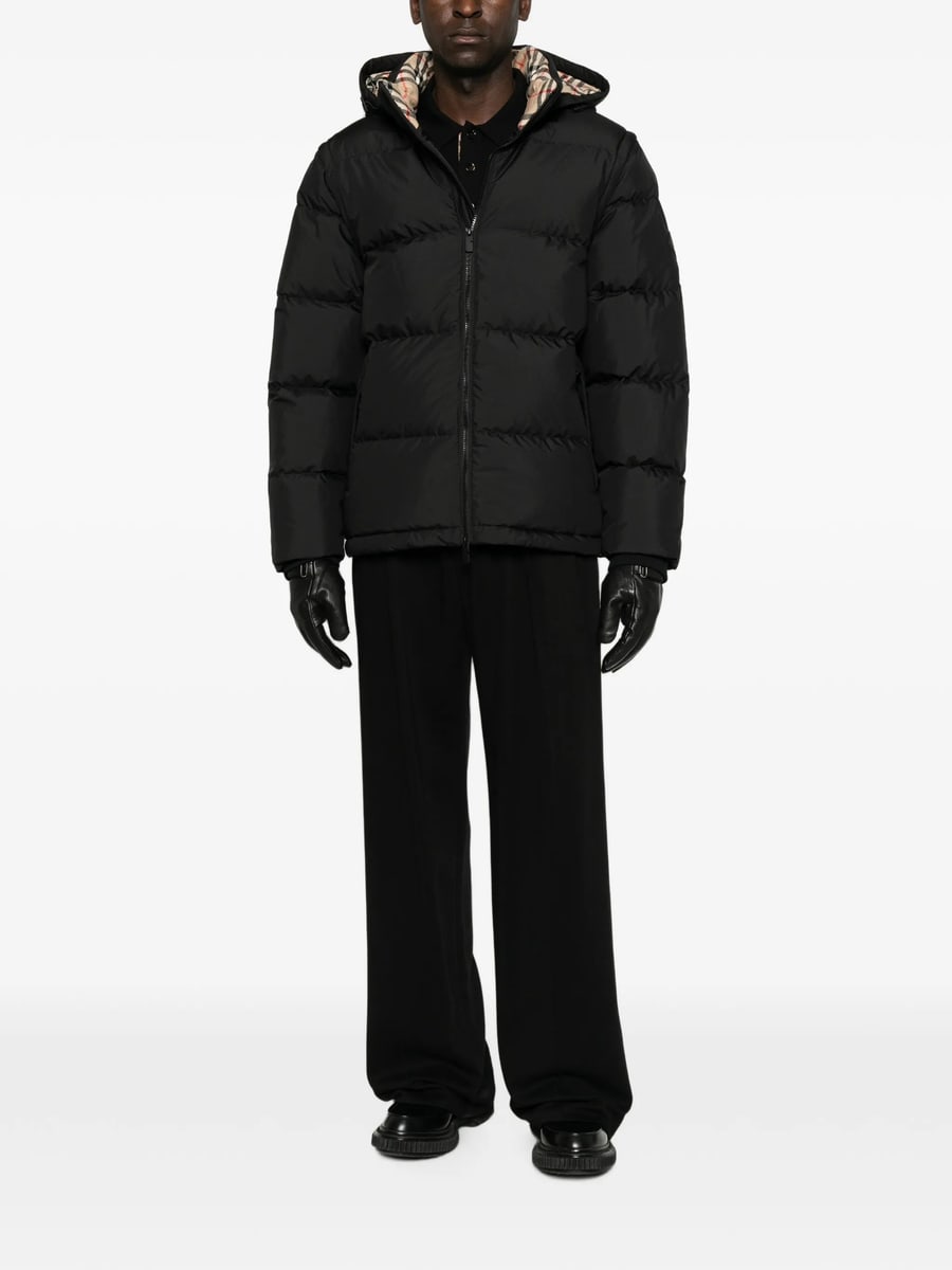 Burberry Burberry Logo-patch Puffer Jacket, view 2