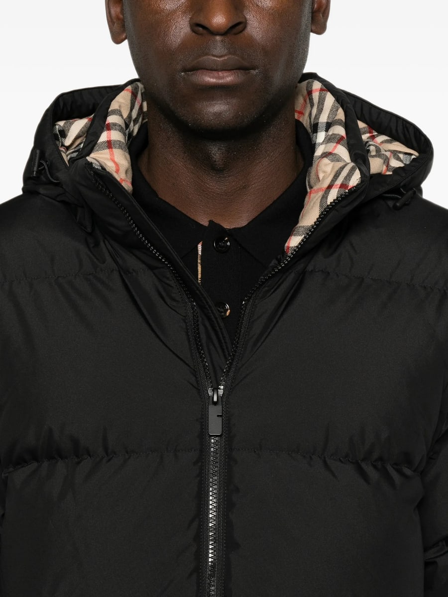 Burberry Burberry Logo-patch Puffer Jacket, view 4