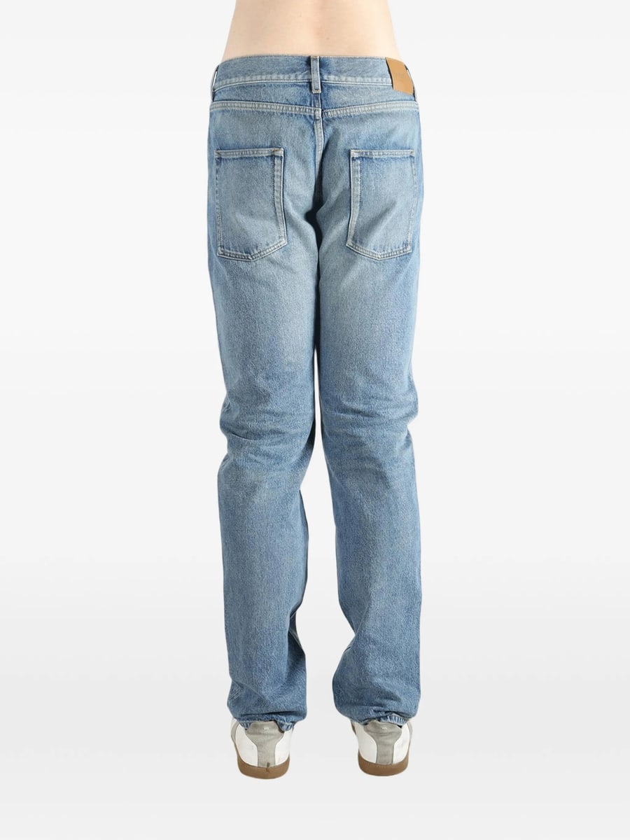 Saint Laurent Saint Laurent Logo-patch Belt-loop Jeans, view 4