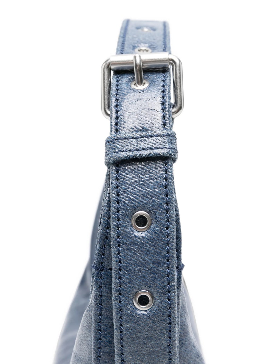 Alexander Wang Alexander Wang Crinkled-effect Logo-debossed Shoulder Bag, view 2
