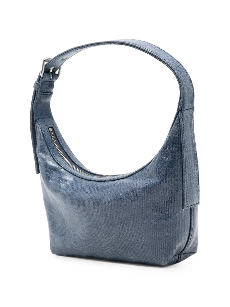 Alexander Wang Alexander Wang Crinkled-effect Logo-debossed Shoulder Bag, view 3