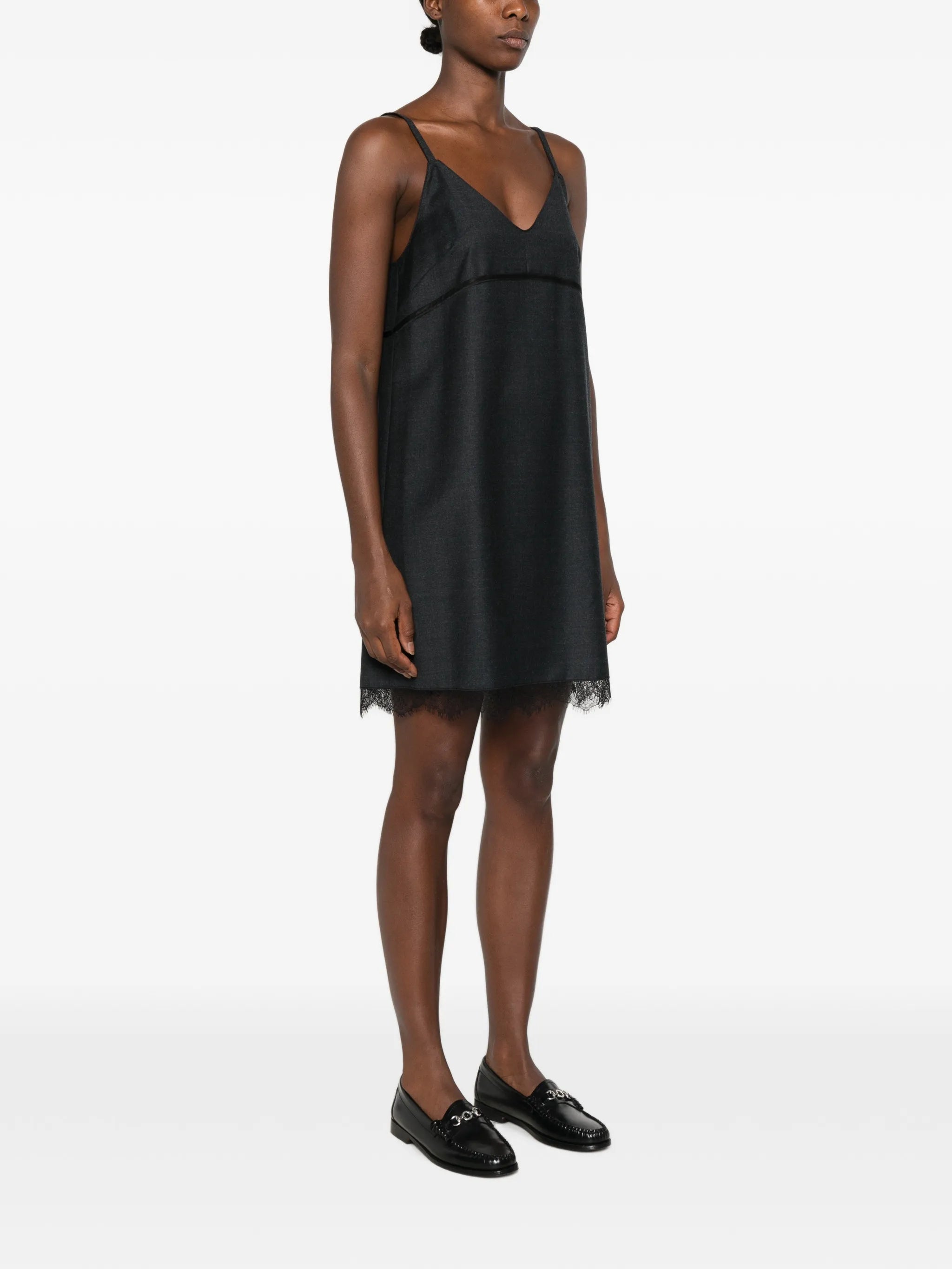 Tela Tela Lace-trim Slip Mini Dress, view 2