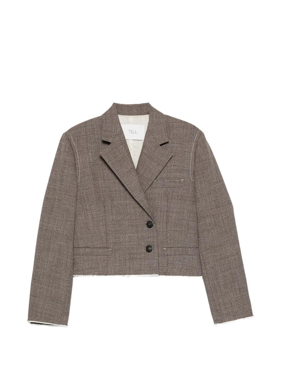 Tela Tela Cropped Double-breasted Jacket