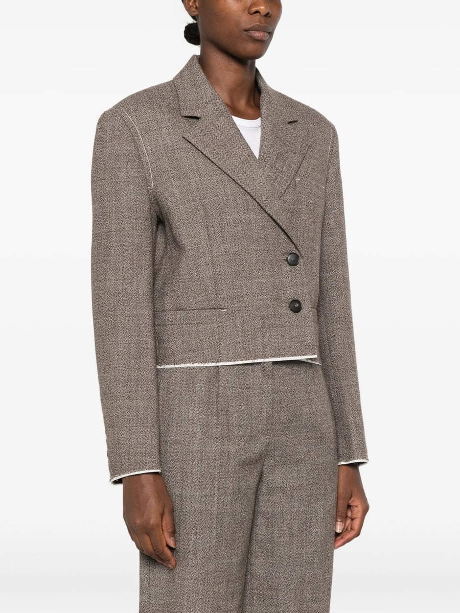 Tela Tela Cropped Double-breasted Jacket, view 4