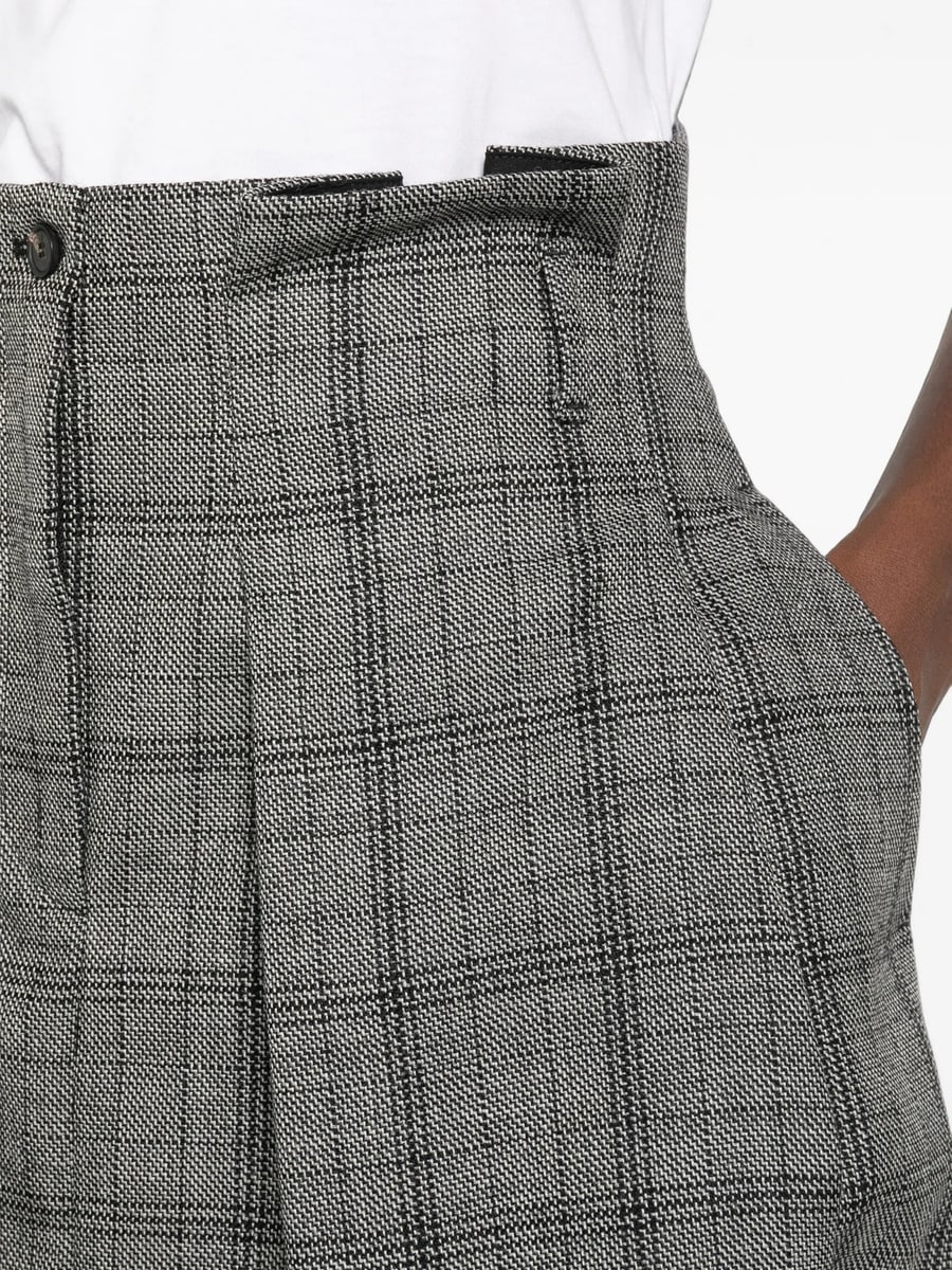 Tela Tela Check-pattern Pleated Mini Skirt, view 5