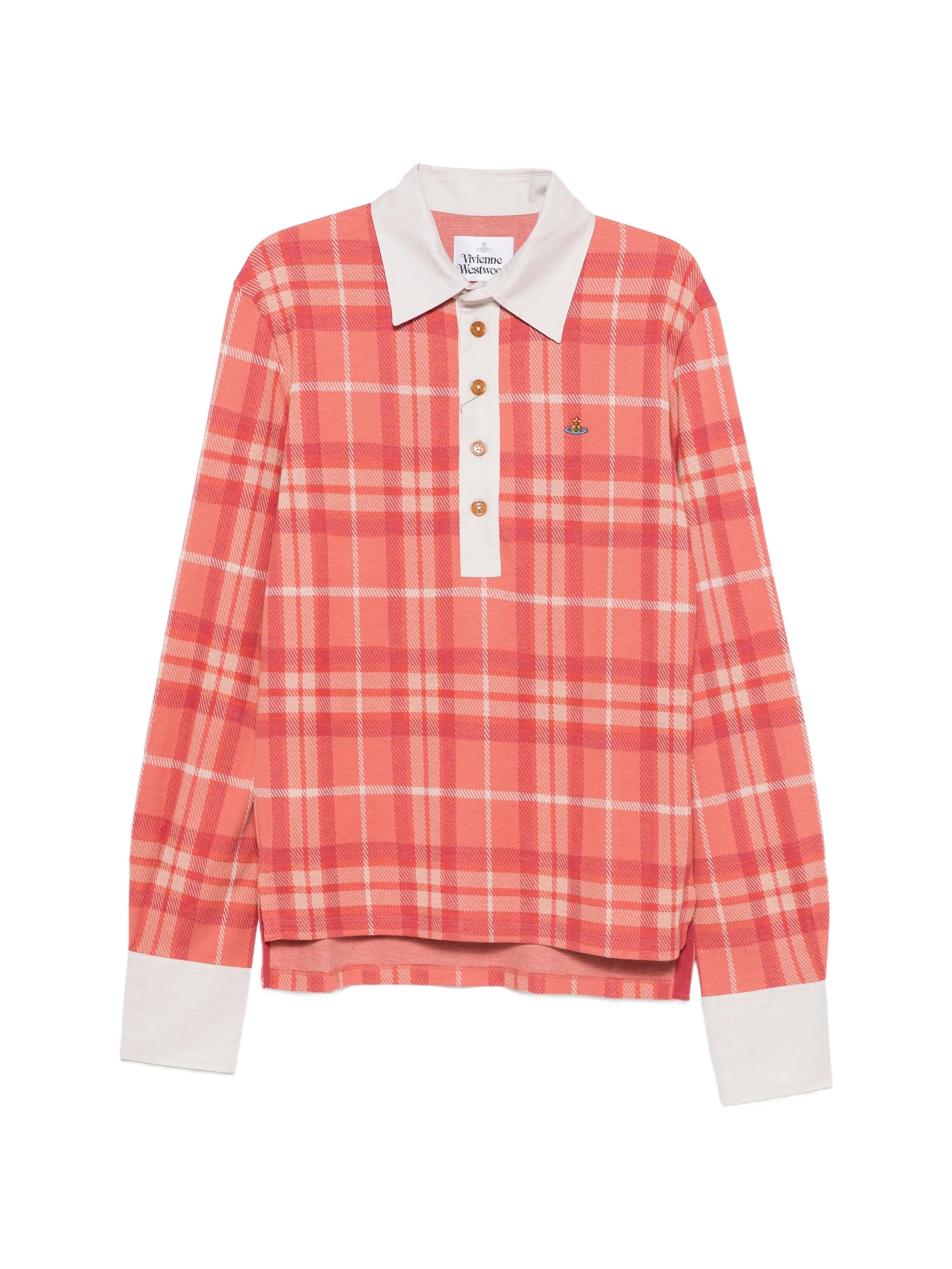Vivienne Westwood Vivienne Westwood Check-pattern Long-sleeve Polo Shirt
